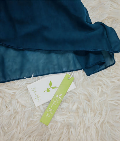 Damen Chiffon Midi-Kleid Elegant