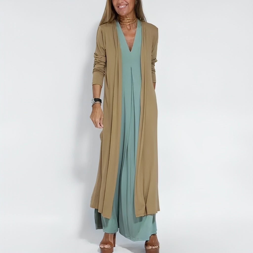 Norvielle Damen Strickjacke Lässig