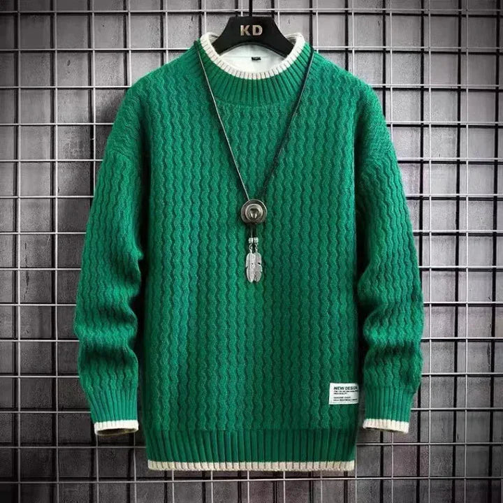 Levi Damen Turtleneck Farbblockiert Kabelstrick