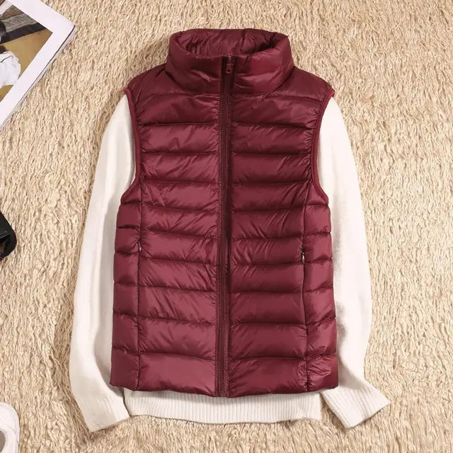 Damen Warme Steppweste Winter