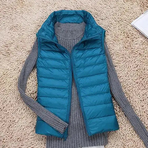 Damen Warme Steppweste Winter