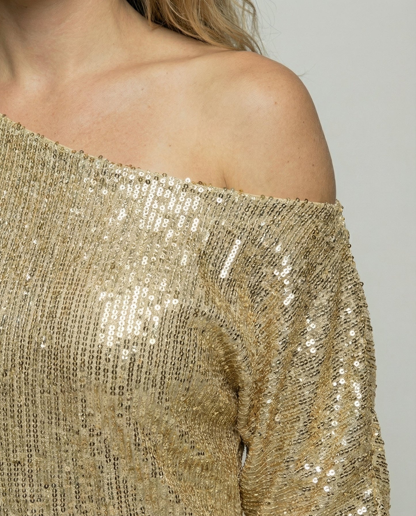 Glänzendes Damen Minikleid One Shoulder