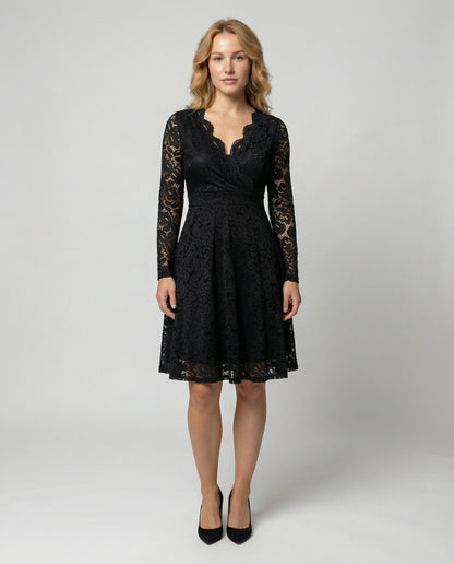 Damen Spitzenkleid Elegant Norvielle