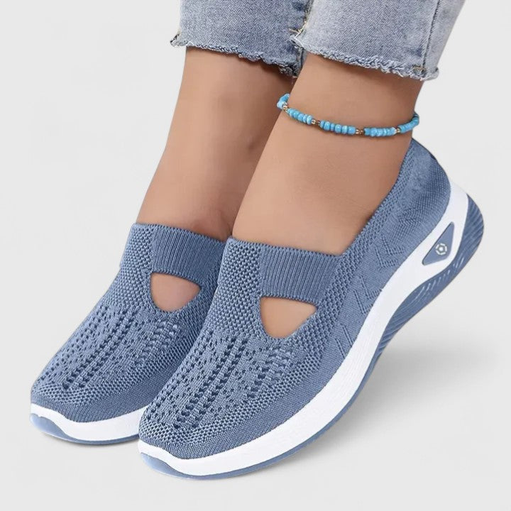 Damen Slip-On Sneaker Atmungsaktives Mesh