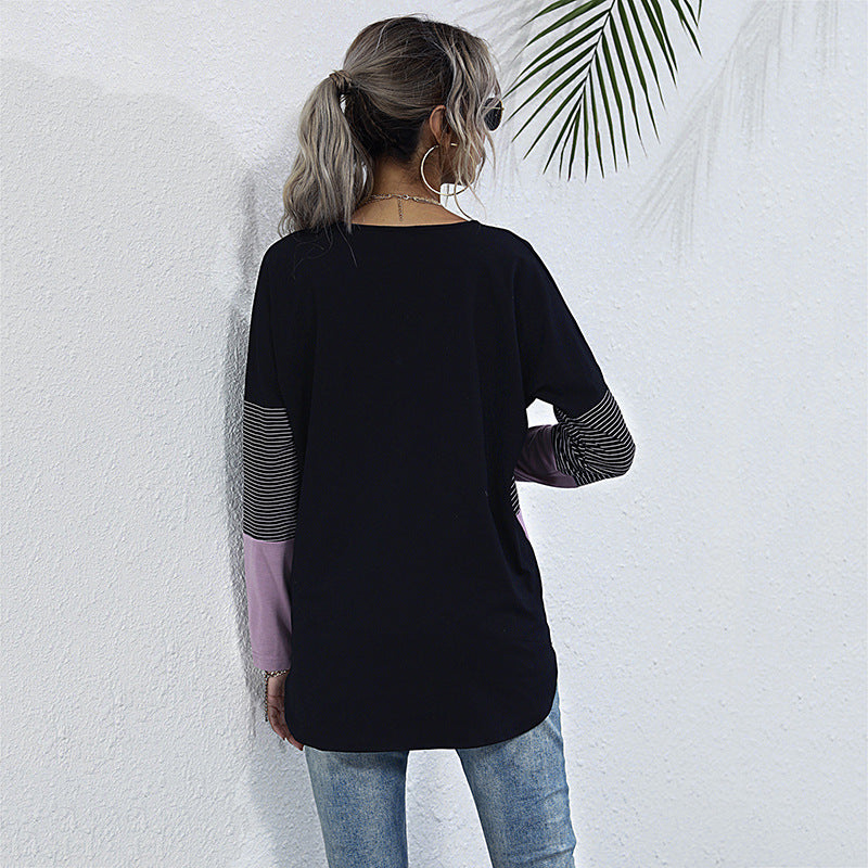 Damen Strickjacke Knopfleisten Norvielle Farbblock