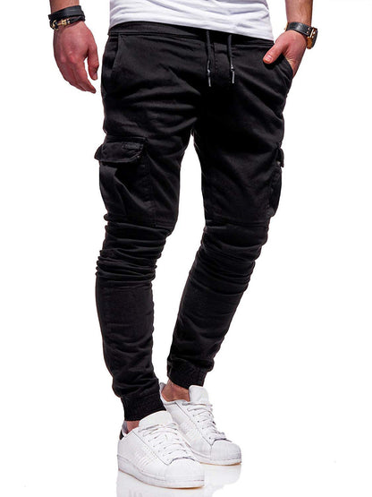 Herren Joggerhose Slim Fit Baumwolle