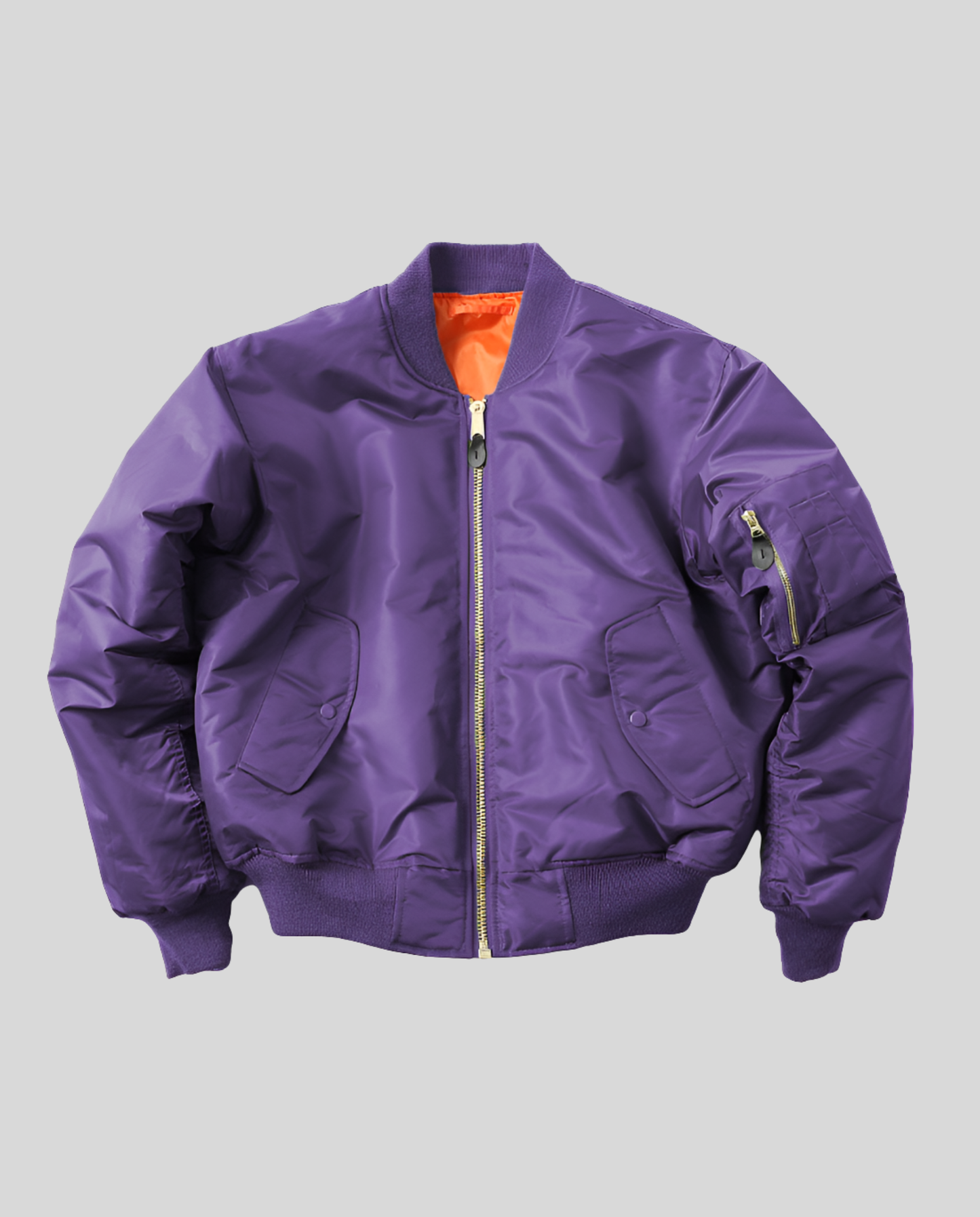 Damen Klassische Bomberjacke