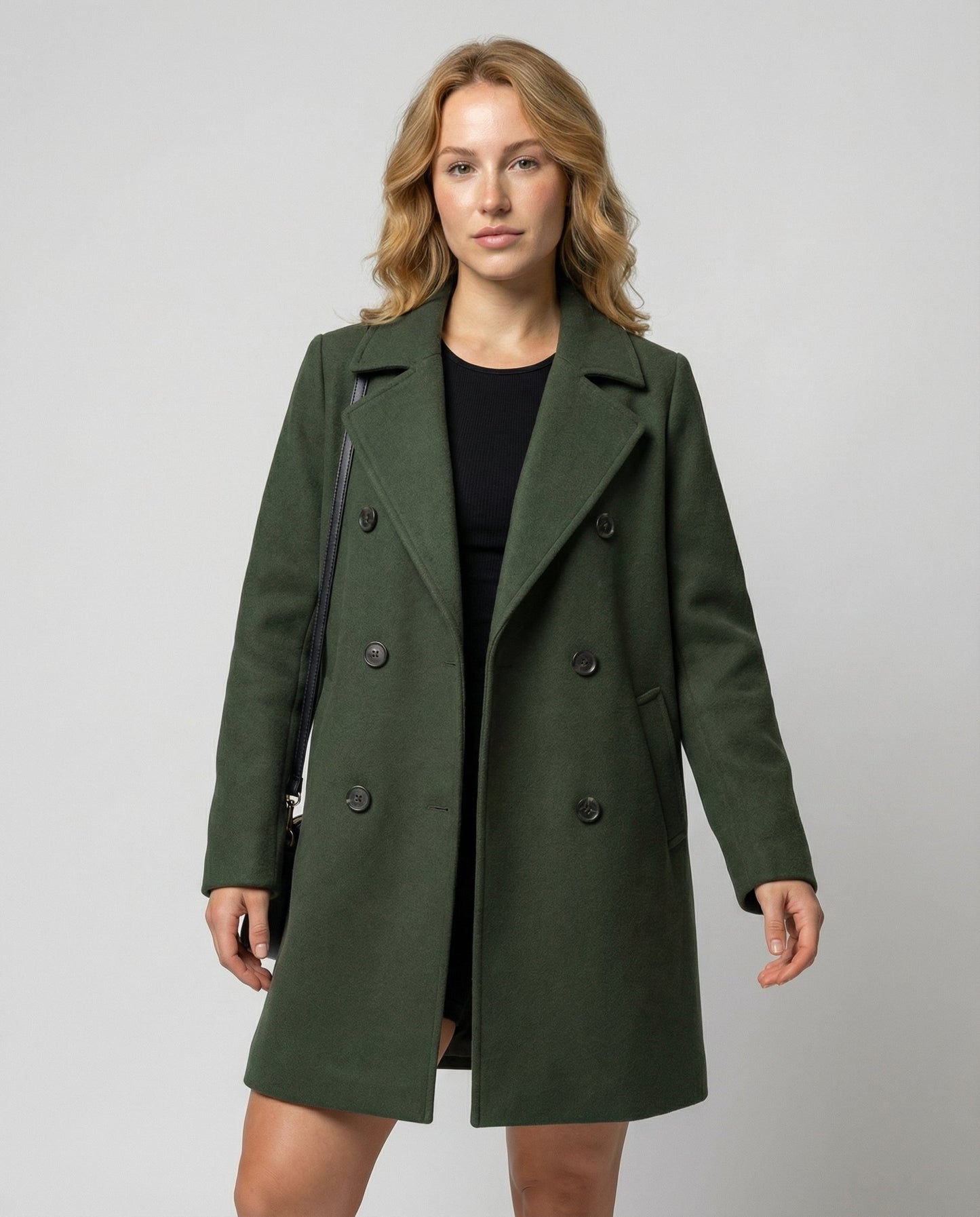 Damen Mantel Herbst Polyester Wärme Beige - Norvielle