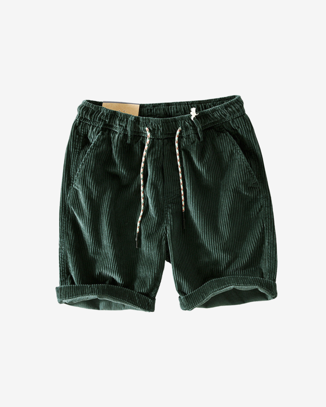 Corduroy Shorts Herren Baumwolle Braun - Norvielle