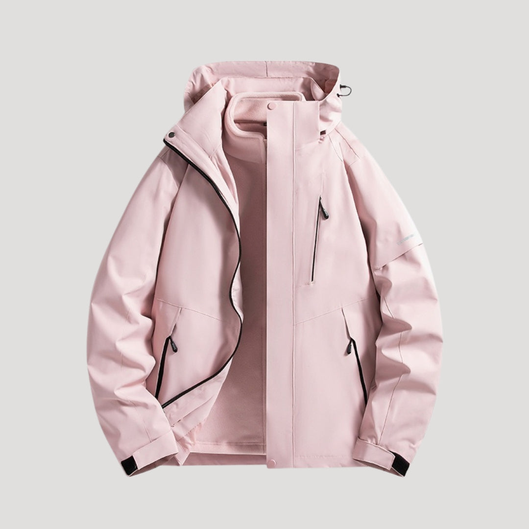 Damen Wasserdichte Outdoor Windbreaker Jacke - Norvielle