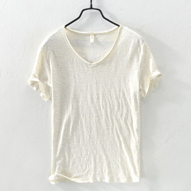 Damen Slim-Fit T-Shirt Lässig Baumwolle Weiß - Norvielle