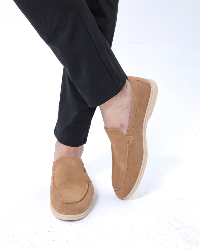 Herren Wildleder Slipper Old Money Style