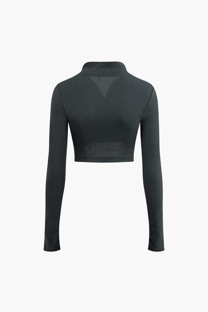 Damen Sportliches Zweiteiler-Set mit Zip-Jacke und Plissee-Rock