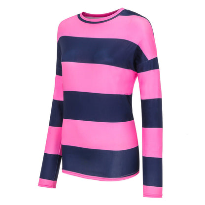 Damen Langarmshirt Streifenmuster Modern Norvielle