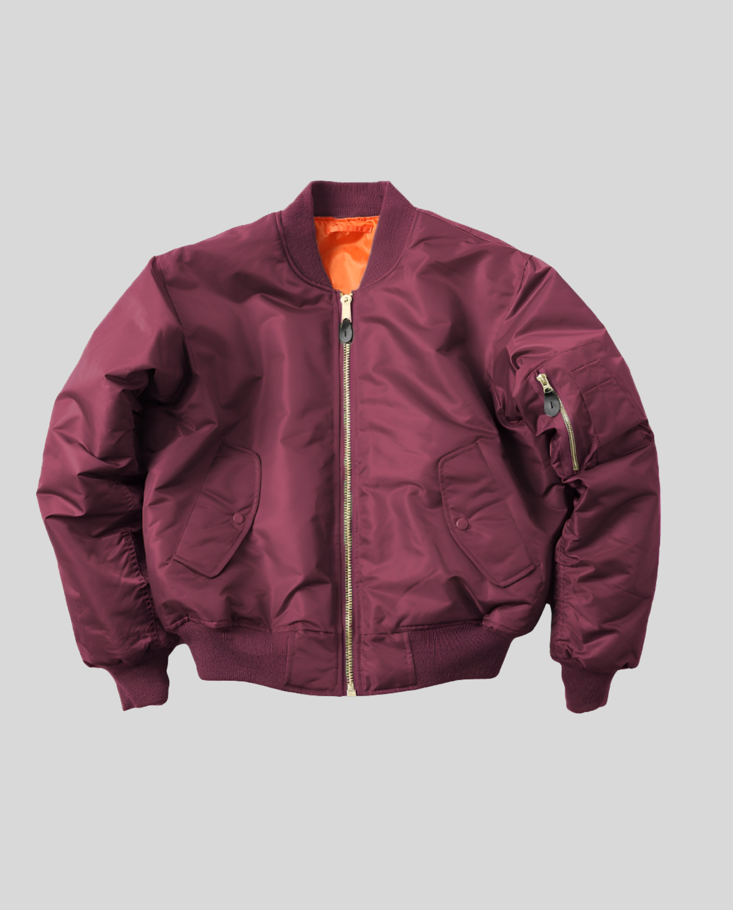 Damen Klassische Bomberjacke