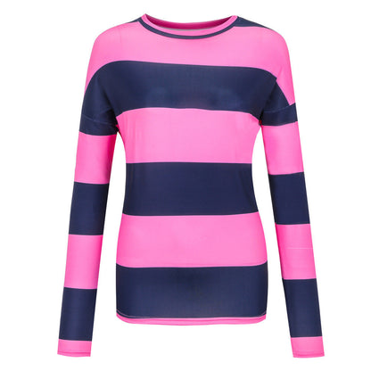 Damen Langarmshirt Streifenmuster Modern Norvielle