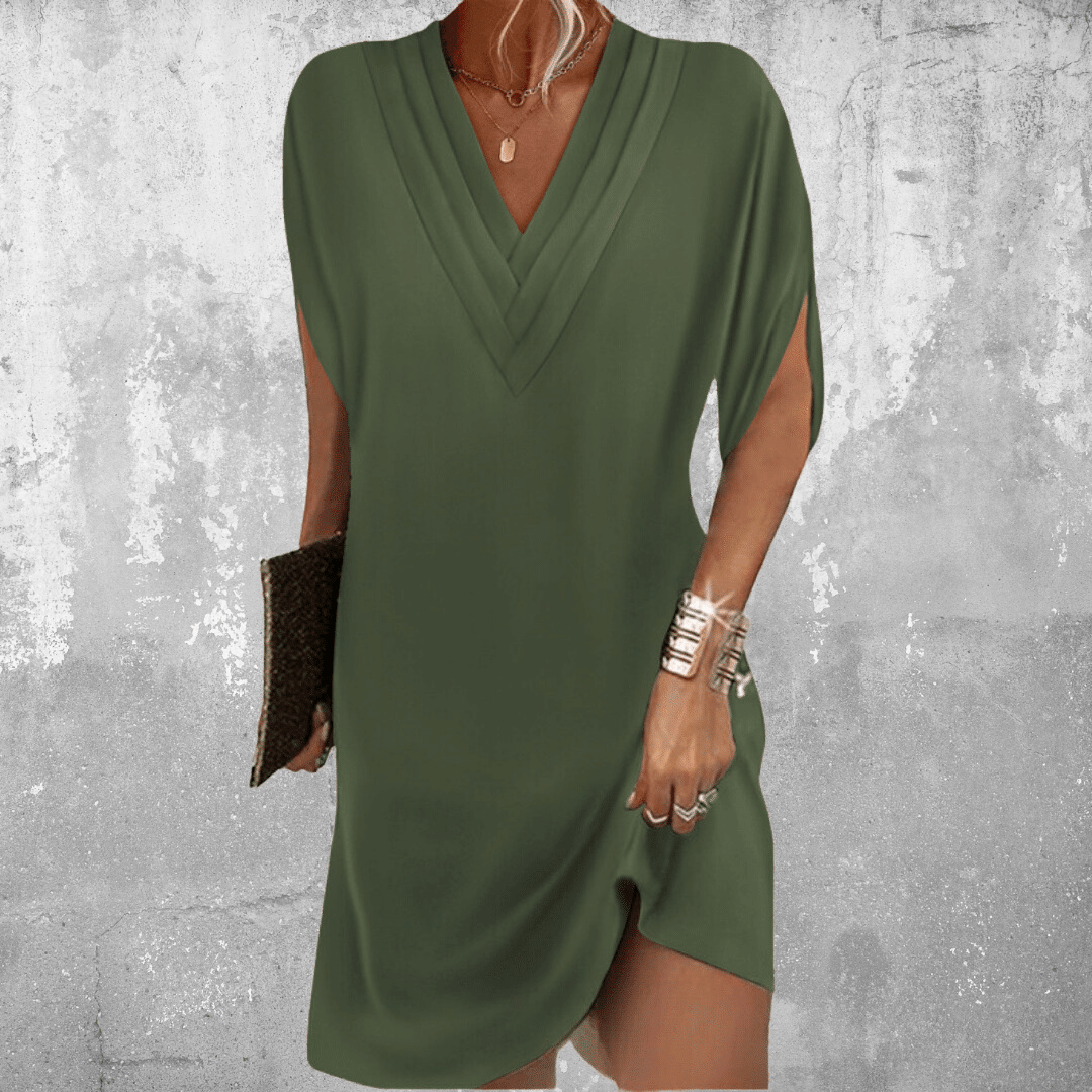 Damen Boho-Kleid V-Ausschnitt - Norvielle