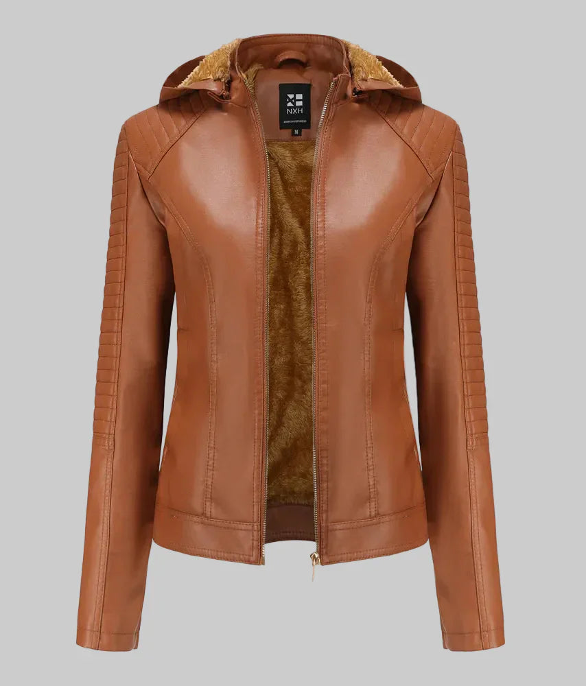 Damen Übergangsjacke mit Teddyfutter