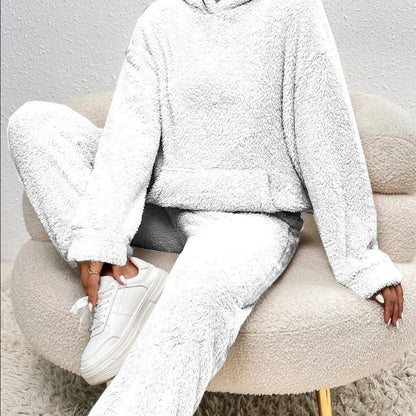Damen Cozy Kapuzen-Loungewear-Set Frühling