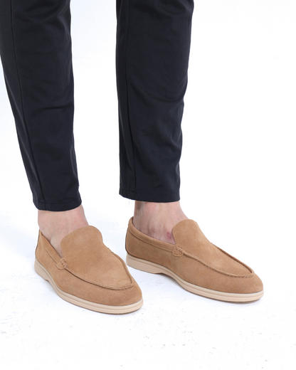 Herren Wildleder Slipper Old Money Style