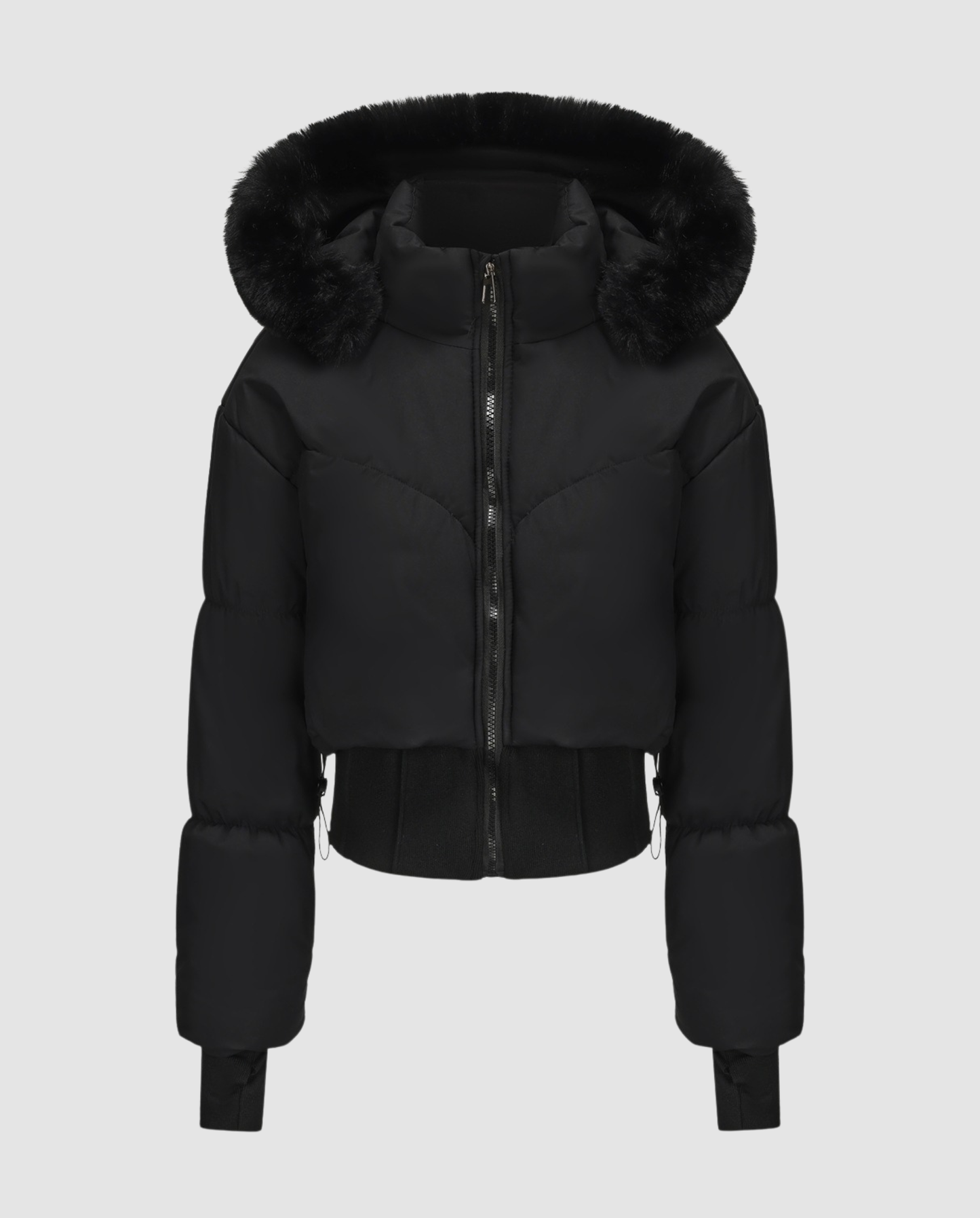 Damen Cropped Daunenjacke Warm
