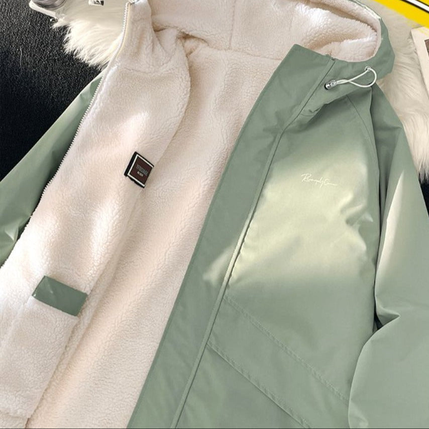 Gabriel Herren Kapuzenjacke Fleece Wendbar