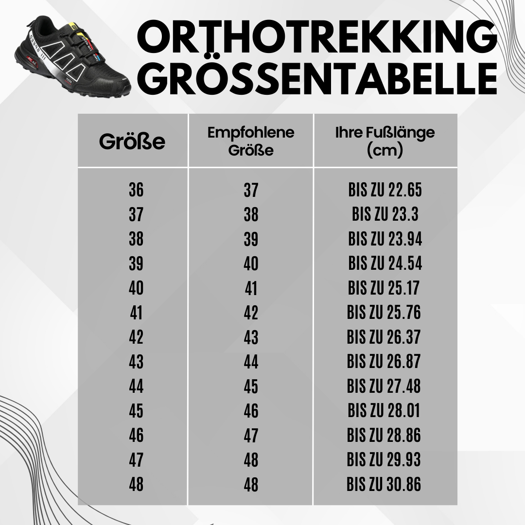 Orthopädische Damen Wanderschuhe Schmerzlindernd Atmungsaktives Mesh