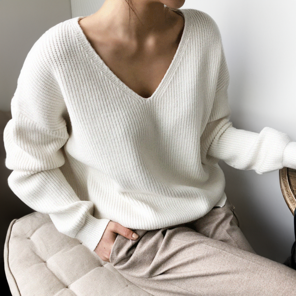 Norvielle Damen Pullover Bequem