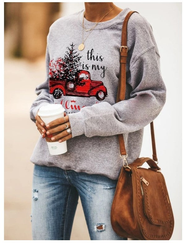 Damen Sweatshirt Festlich Lässig Norvielle