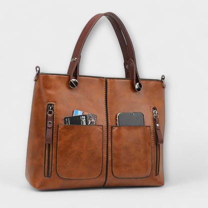 Damen-Handtasche aus Leder für Alltag