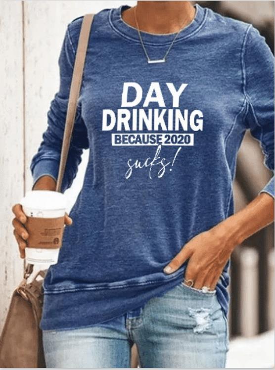 Damen Sweatshirt Humor Schriftzug Norvielle