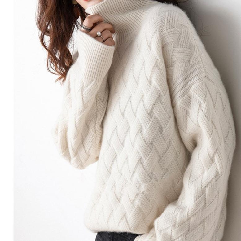Damen Rollkragenpullover Frühjahr - Norvielle