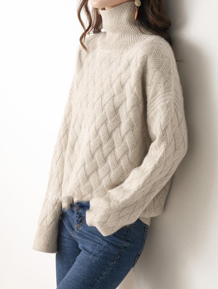 Damen Rollkragenpullover Frühjahr