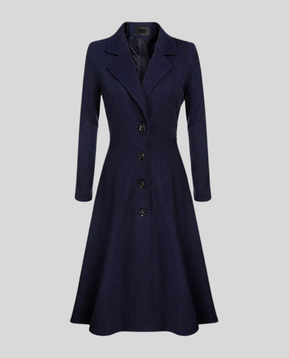 Damen Wollmantel Elegantes Wintermodell