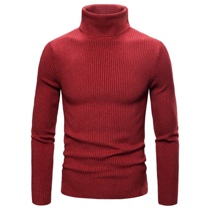 Damen Rollkragenpullover Feinstrick Rippenmuster Beige