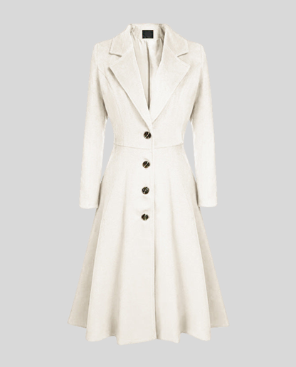 Damen Wollmantel Elegantes Wintermodell