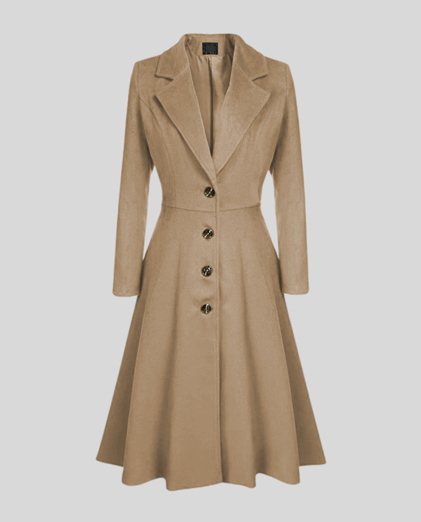 Damen Wollmantel Elegantes Wintermodell