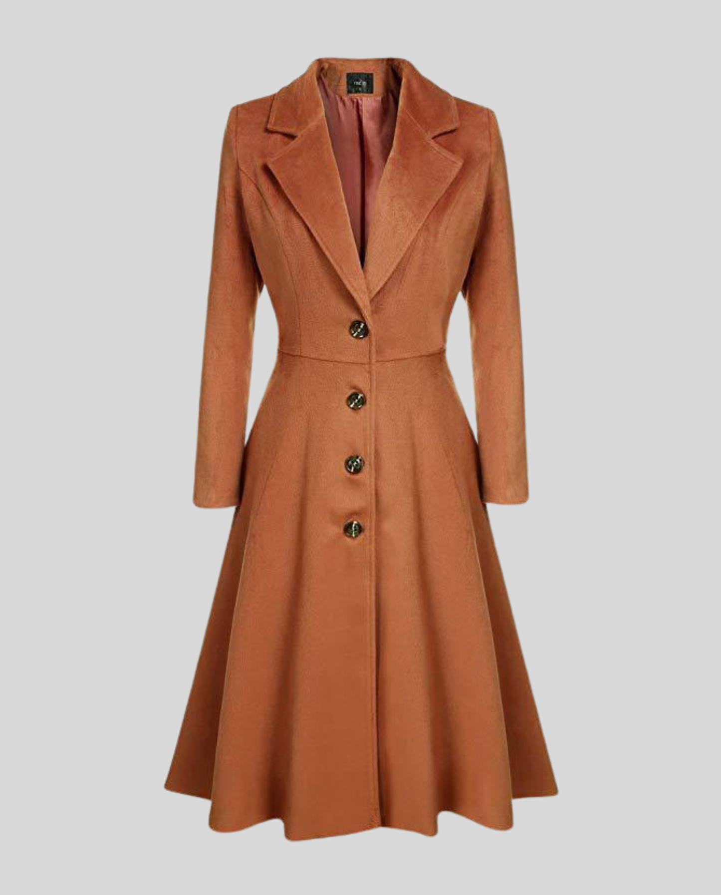 Damen Wollmantel Elegantes Wintermodell