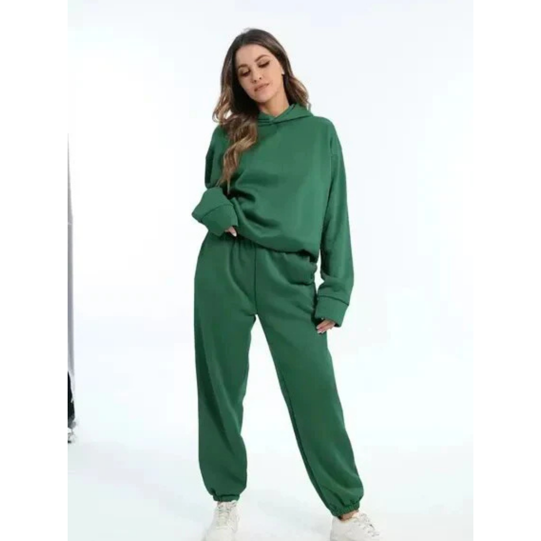 Damen Trainingsset Zweiteilig Oversize Lässig