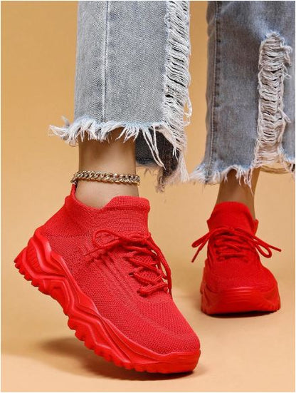 Norvielle Damen Atmungsaktive Laufschuhe Leicht