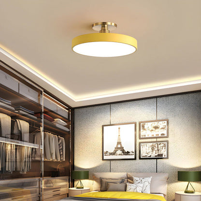 Moderne LED-Deckenleuchte Gold Finish