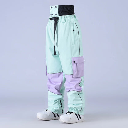 Unisex Hose Durchgehender Schnitt Frontreißverschluss Funktionshose