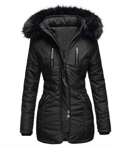 Norvielle Damen Winterjacke Wasserdicht Warm