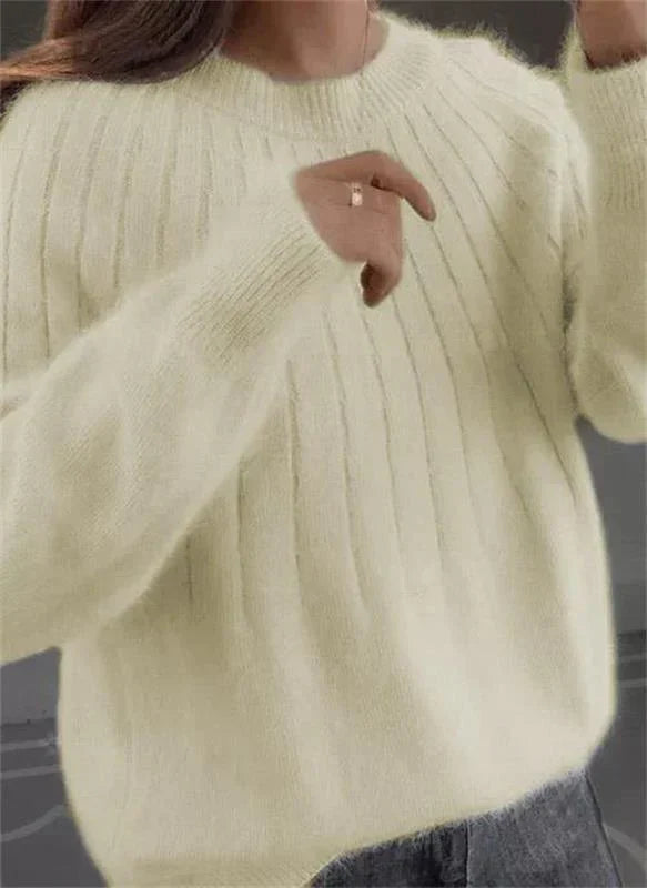 Norvielle Damen Strickpullover Bunt
