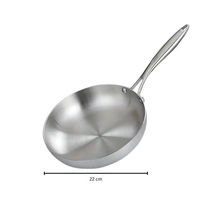 Edelstahl Bratpfanne Induktionssicher