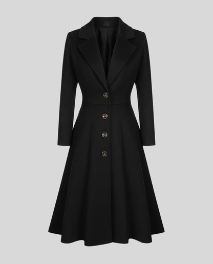 Damen Wollmantel Elegantes Wintermodell