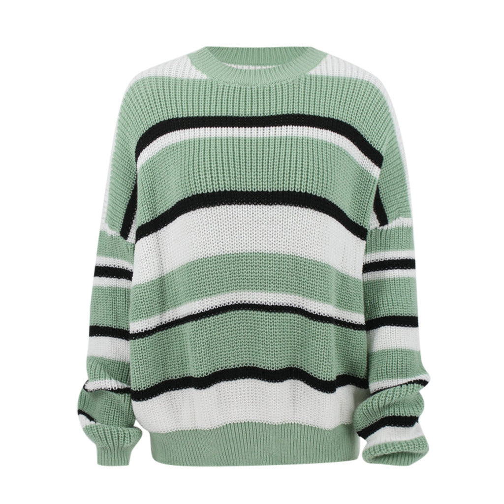 Damen Gemusterter Pullover Weicher Strick Norvielle