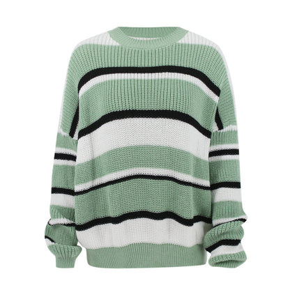 Damen Gemusterter Pullover Weicher Strick Norvielle