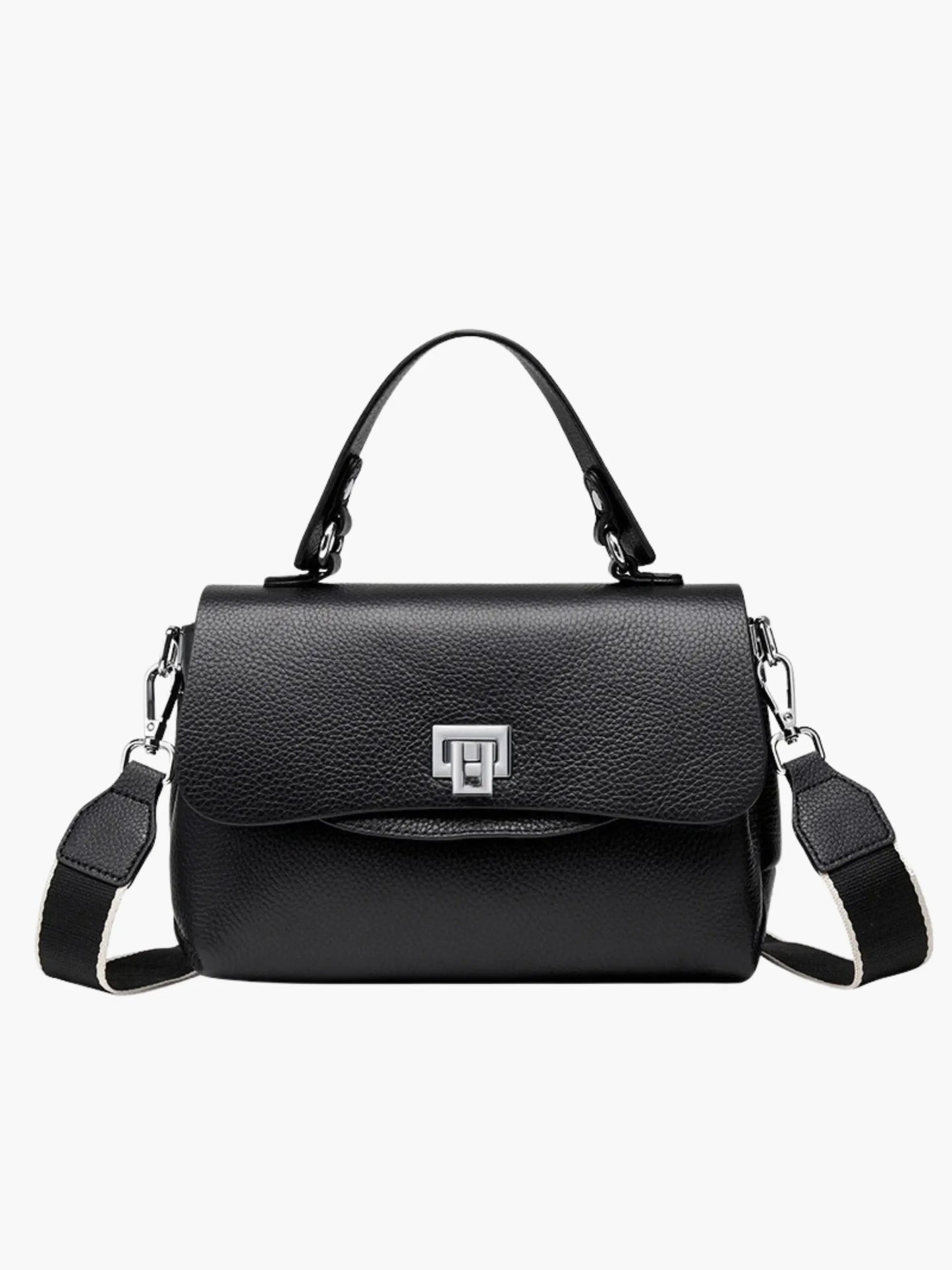 Damen Schultertasche Strukturiert Verstellbares Band