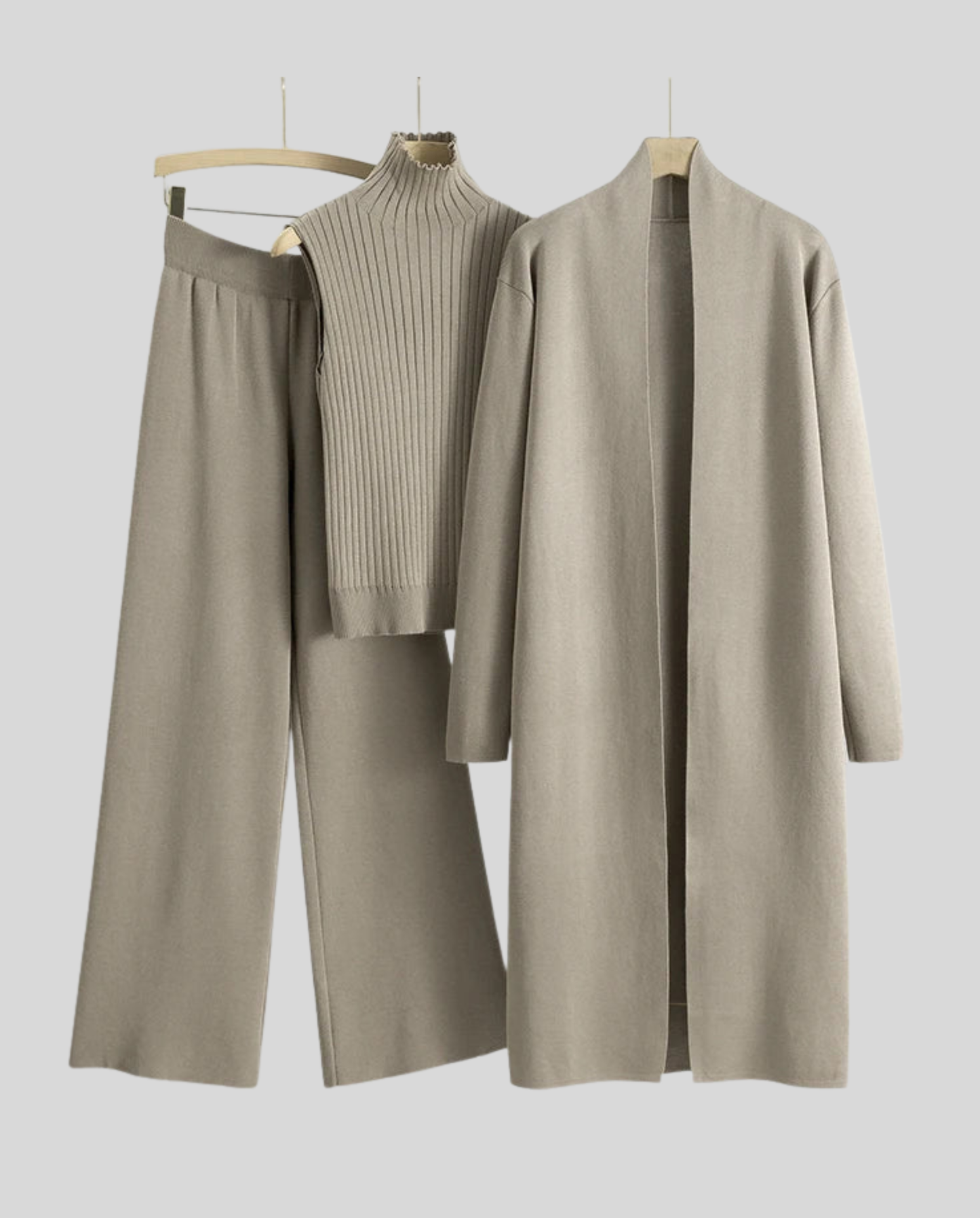 Weiches Kaschmir-Set Elegantes Design